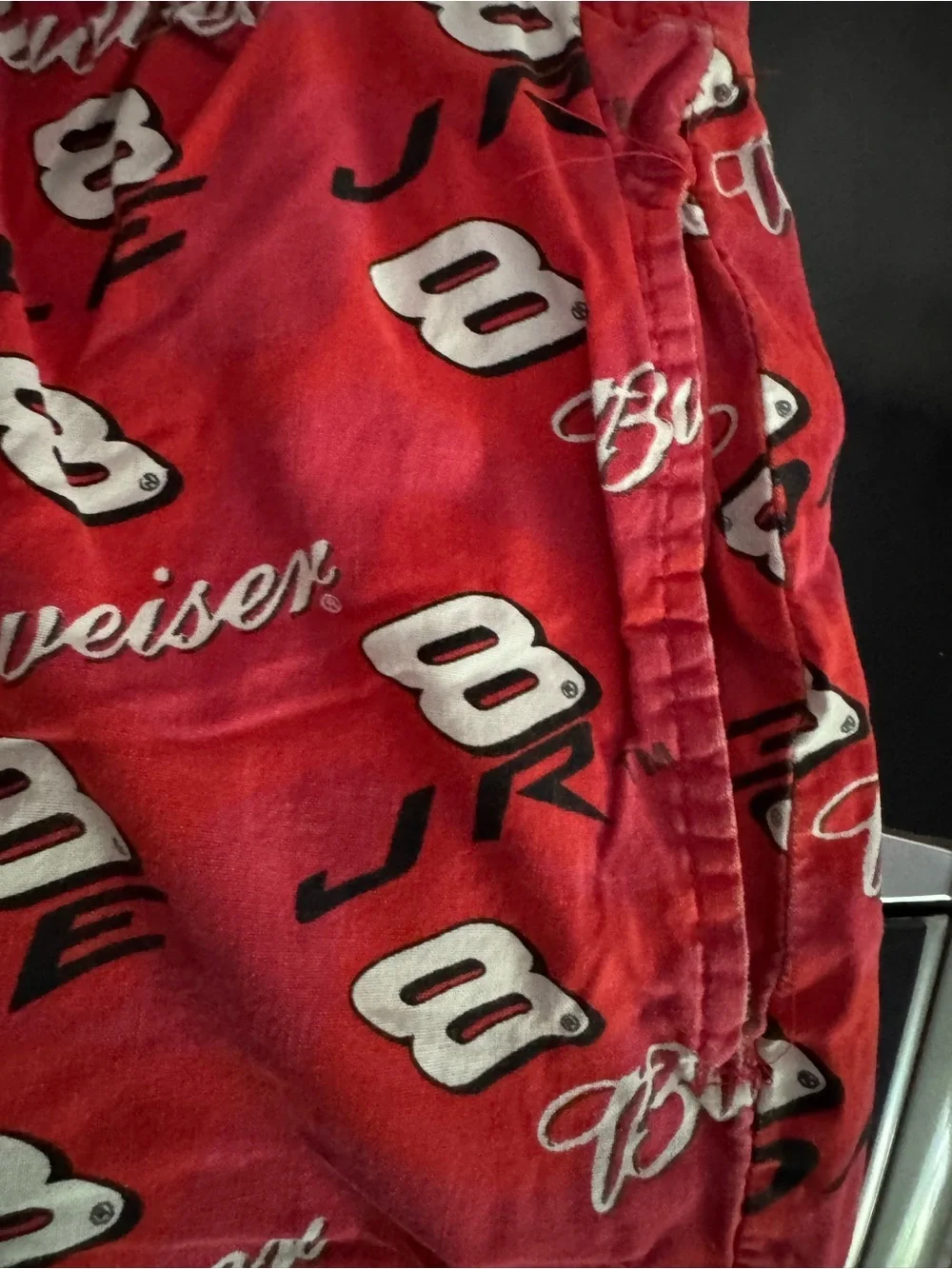 Vintage Y2K Winners Circle Dale Earnhardt Jr #8 Budweiser NASCAR Pajama Pants L